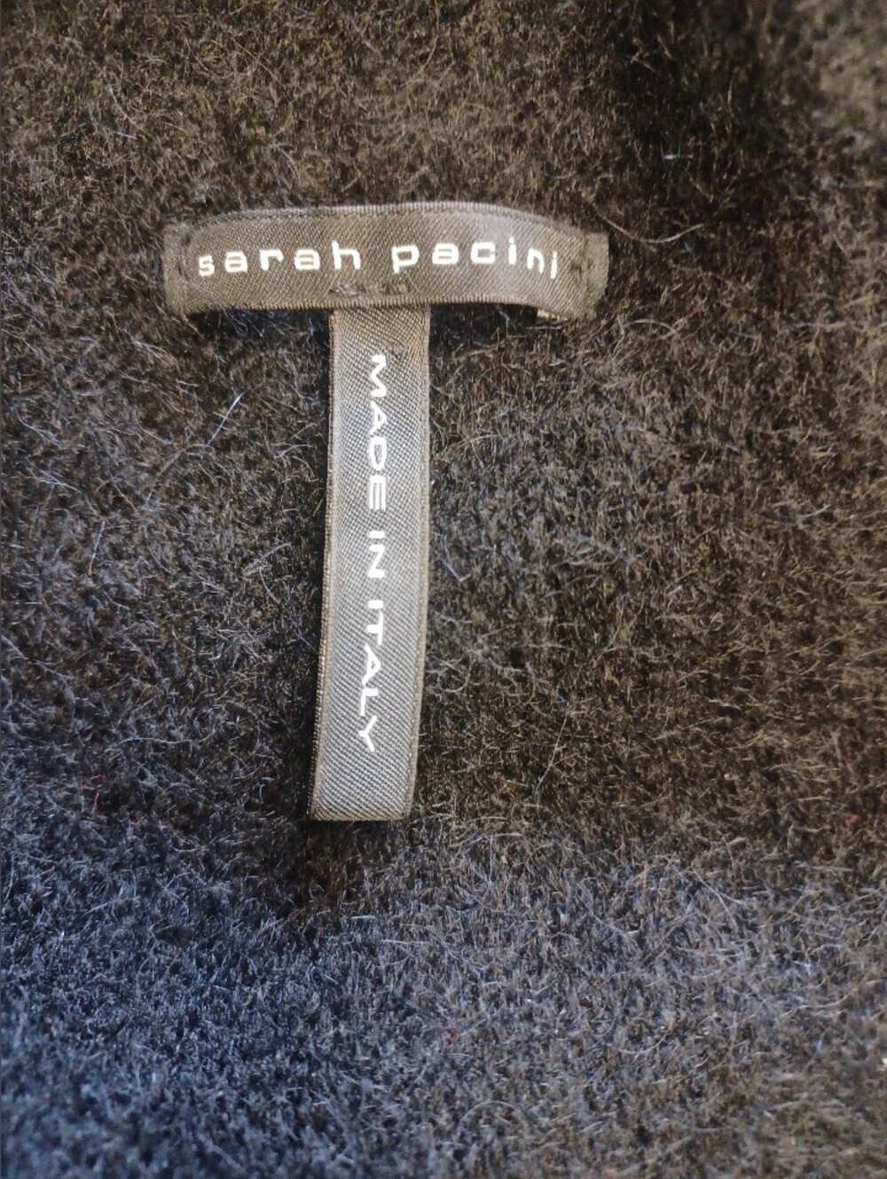 Sarah Pacini Made in Italy Merino & Mohair Blend Open Caridigan, Ladies One Size - Picture 4 of 5
